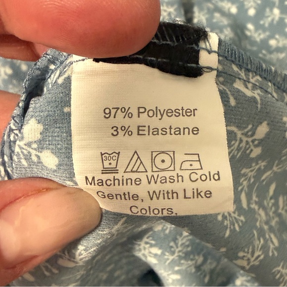 Prettygarden Chic Blue Floral Maxi Dress Size XL - Picture 6 of 6